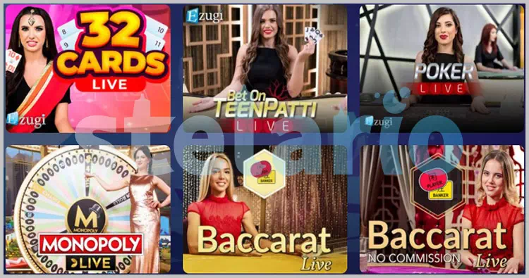Live Casino Live казино Стеларио